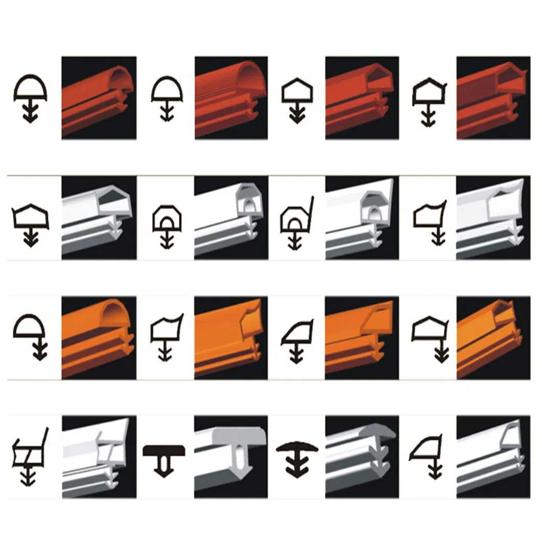 China Rigid and Flexible PVC Material Sealing Strip for Door and Window