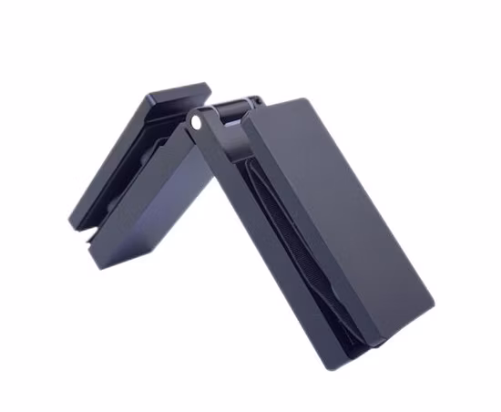Accessori per porte in vetro di vendita calda Cerniera per doccia da vetro a vetro con finitura a specchio in acciaio inossidabile 304